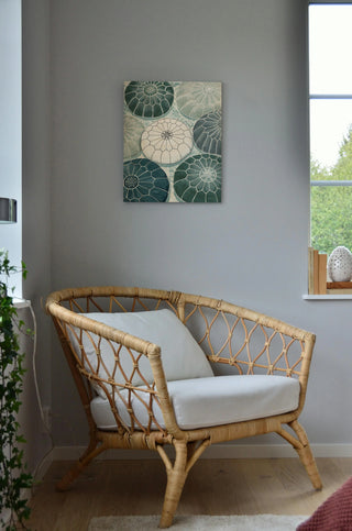 Moroccan Street Poufs Print