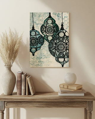 Moroccan Street Lanterns Print