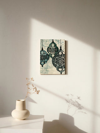 Moroccan Street Lanterns Print
