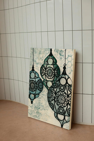 Moroccan Street Lanterns Print