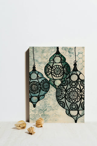 Moroccan Street Lanterns Print
