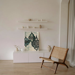 Moroccan Street Lanterns Print