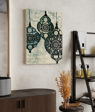 Moroccan Street Lanterns Print