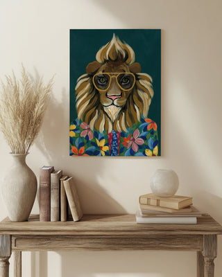 Miami Living Lion Portrait II Print