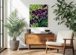 Purple Iris Print