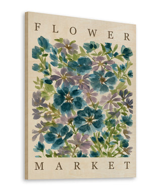Blue Blooms Poster Print