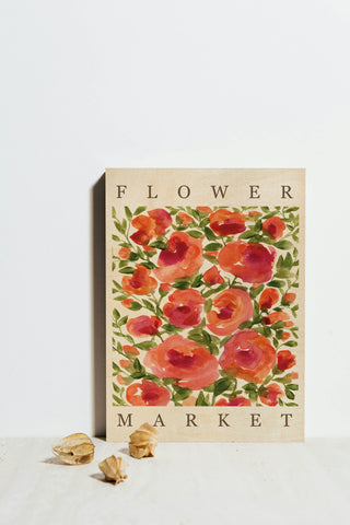 Coral Blooms Poster Print