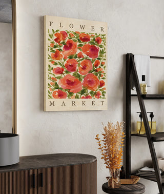 Coral Blooms Poster Print