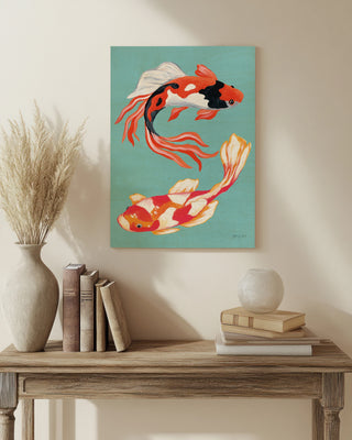 Colorful Koi V Print