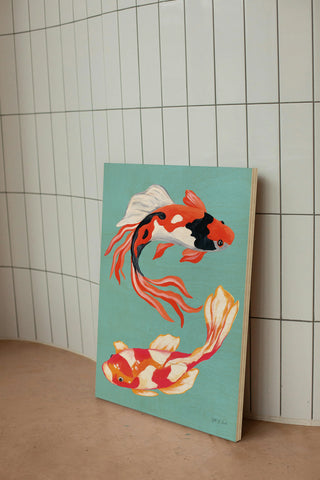 Colorful Koi V Print