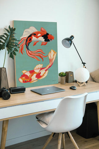 Colorful Koi V Print