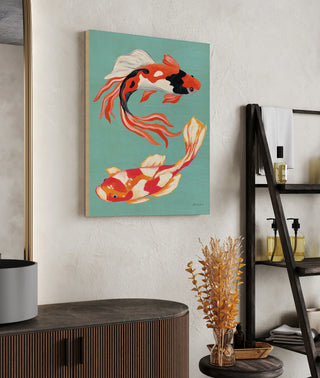 Colorful Koi V Print