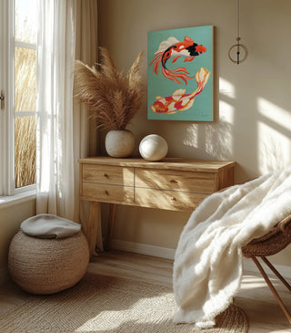 Colorful Koi V Print