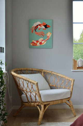 Colorful Koi V Print