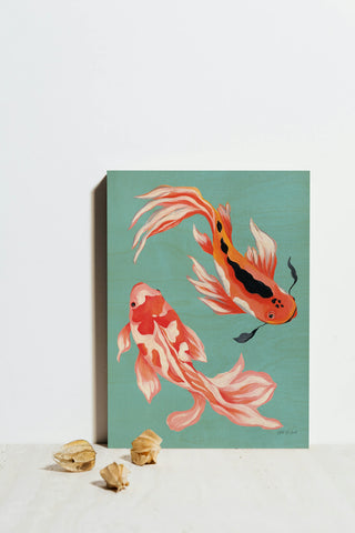 Colorful Koi VI Print