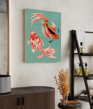 Colorful Koi VI Print
