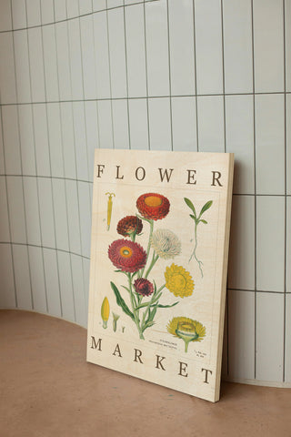 Flower Market Chart I Print