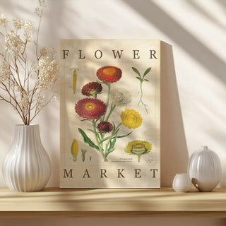 Flower Market Chart I Print