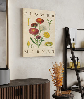 Flower Market Chart I Print