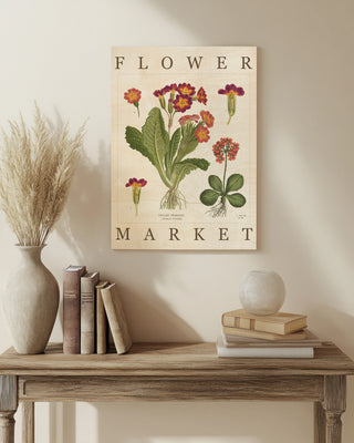 Flower Market Chart II Print