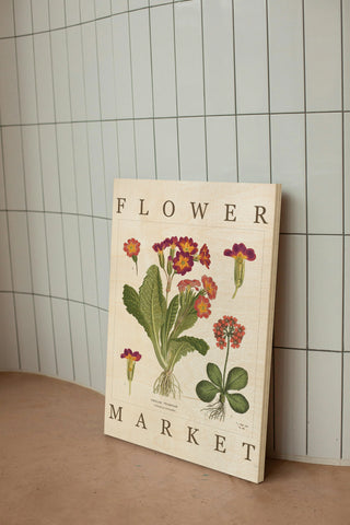 Flower Market Chart II Print