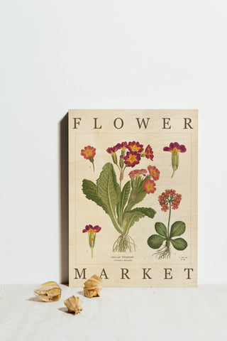 Flower Market Chart II Print