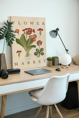 Flower Market Chart II Print