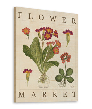 Flower Market Chart II Print