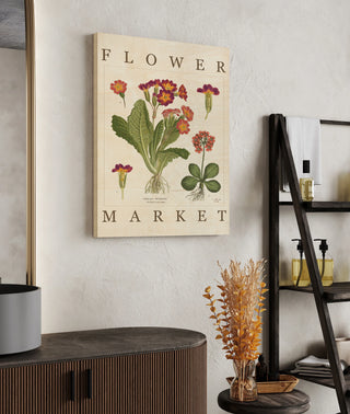 Flower Market Chart II Print