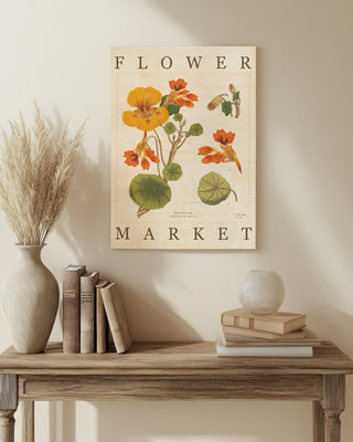 Flower Market Chart III Print