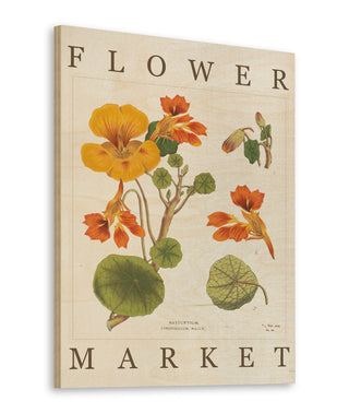 Flower Market Chart III Print