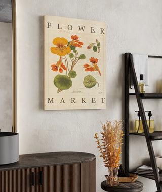 Flower Market Chart III Print