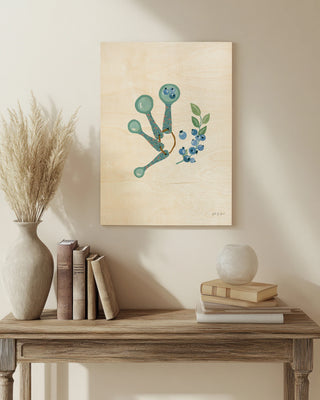 Baking with Blueberries II Print