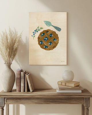 Baking with Blueberries III Print