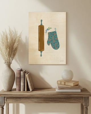 Baking with Blueberries VI Print