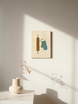 Baking with Blueberries VI Print