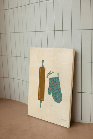 Baking with Blueberries VI Print