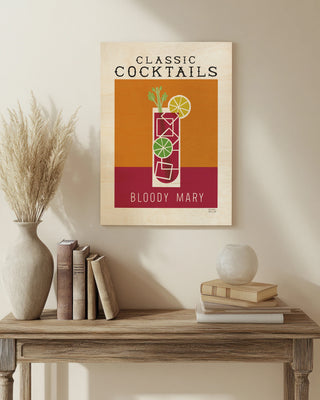 Classic Cocktails Bloody Mary Poster Print