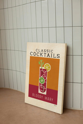 Classic Cocktails Bloody Mary Poster Print