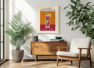 Classic Cocktails Bloody Mary Poster Print