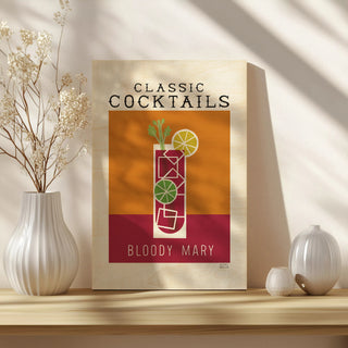 Classic Cocktails Bloody Mary Poster Print
