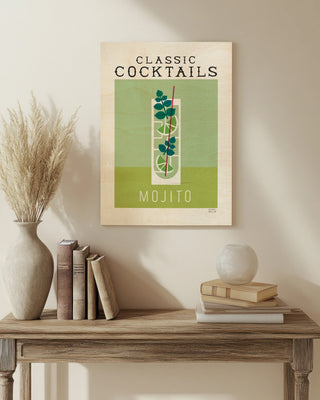 Classic Cocktails Mojito Poster Print