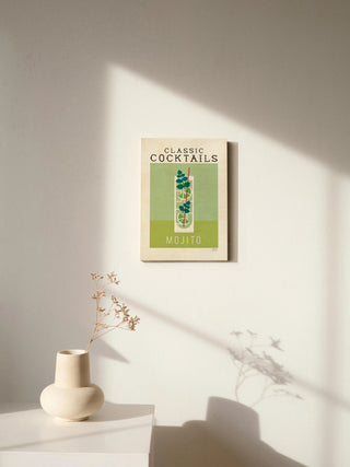 Classic Cocktails Mojito Poster Print