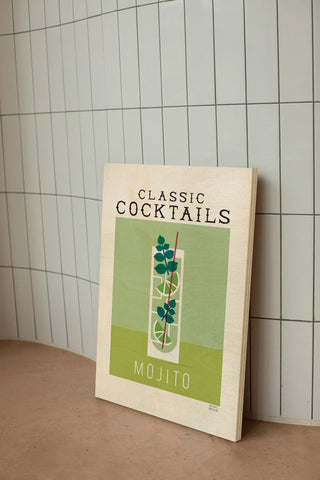 Classic Cocktails Mojito Poster Print