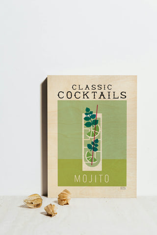 Classic Cocktails Mojito Poster Print