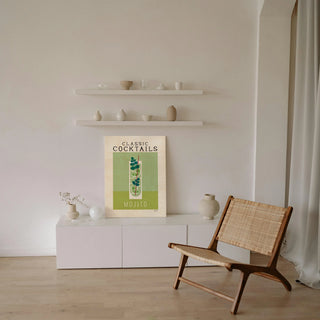 Classic Cocktails Mojito Poster Print