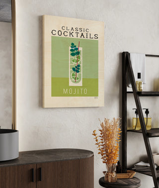 Classic Cocktails Mojito Poster Print