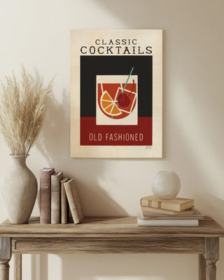 Classic Cocktails Old Fashioned Poster Print