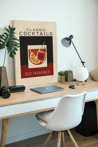 Classic Cocktails Old Fashioned Poster Print