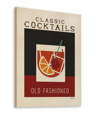 Classic Cocktails Old Fashioned Poster Print